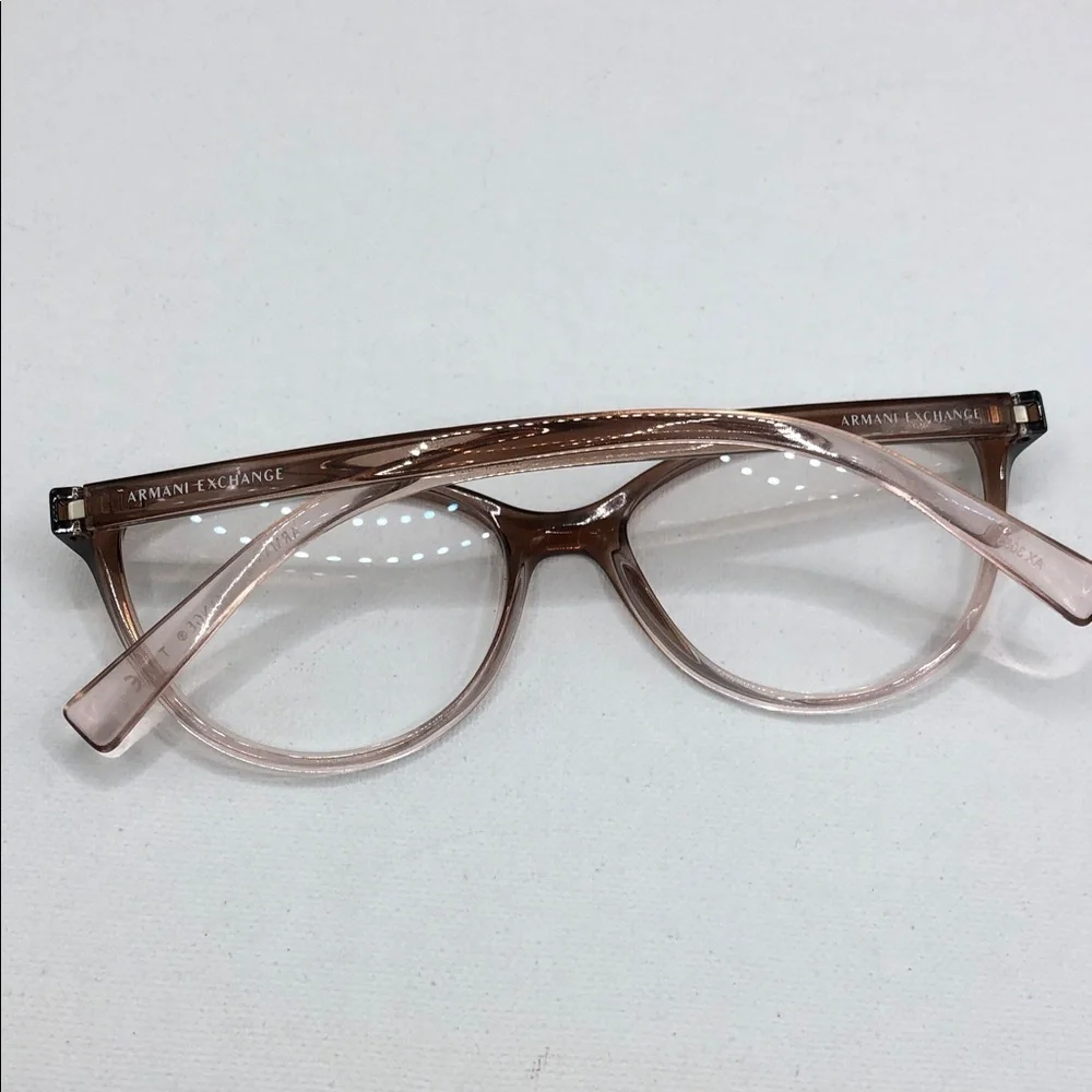 Armani Exchange AX3053 Tundra-Transparent Rose (8257) 53-16-140 Cat Eye Gradient